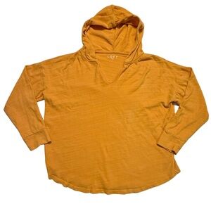 Loft Women’s Hoodie Long Sleeve Tee Shirt, Sz L